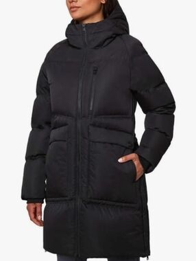 Mondetta Outdoor Project 700 Fill Down Long Puffer Coat L Black NEW